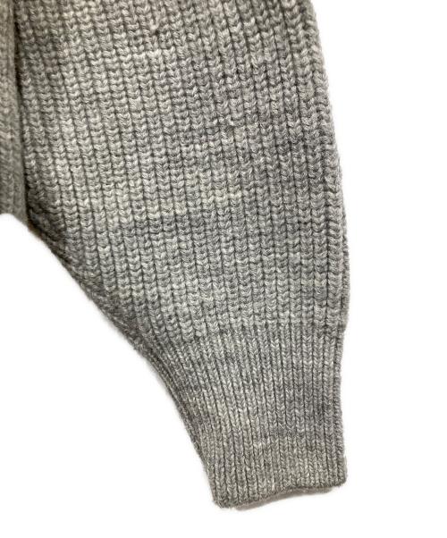 STEVEN ALAN（スティーブンアラン）STEVEN ALAN (スティーブンアラン) クールーネックニット / WL/LI AZE CREW NECK KNIT-LOOSE グレー サイズ:Lの古着・服飾アイテム