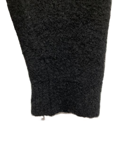 BEAMS（ビームス）BEAMS (ビームス) 5ゲージ ブークレ クルーネックニット ブラック サイズ:Mの古着・服飾アイテム