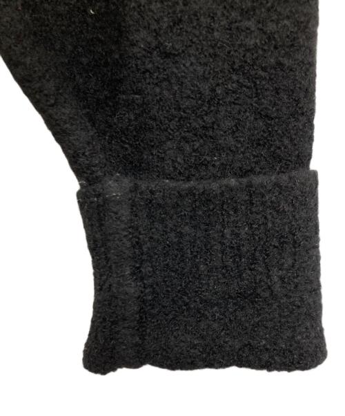 BEAMS（ビームス）BEAMS (ビームス) 5ゲージ ブークレ クルーネックニット ブラック サイズ:Mの古着・服飾アイテム