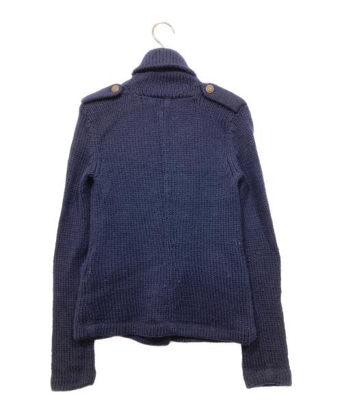 RALPH LAUREN（ラルフローレン）RALPH LAUREN (ラルフローレン) ダブルニットジャケット ネイビー サイズ:Mの古着・服飾アイテム