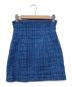 eimy istoire (エイミーイストワール) ハイウエストツイードミニスカート ブルー サイズ:M：3000円