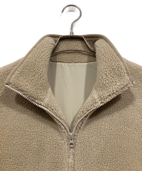 Spick and Span（スピック＆スパン）Spick and Span (スピックアンドスパン) バックロゴボアブルゾン　 ベージュ サイズ:38の古着・服飾アイテム