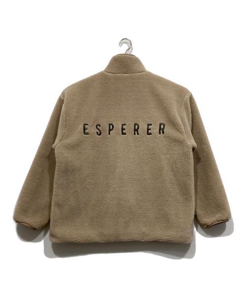 Spick and Span（スピック＆スパン）Spick and Span (スピックアンドスパン) バックロゴボアブルゾン　 ベージュ サイズ:38の古着・服飾アイテム