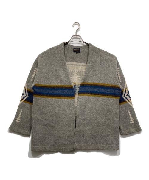 PENDLETON（ペンドルトン）PENDLETON (ペンドルトン) ウール混カーディガン グレー サイズ:Lの古着・服飾アイテム