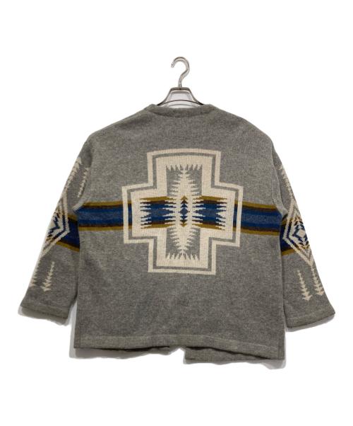 PENDLETON（ペンドルトン）PENDLETON (ペンドルトン) ウール混カーディガン グレー サイズ:Lの古着・服飾アイテム