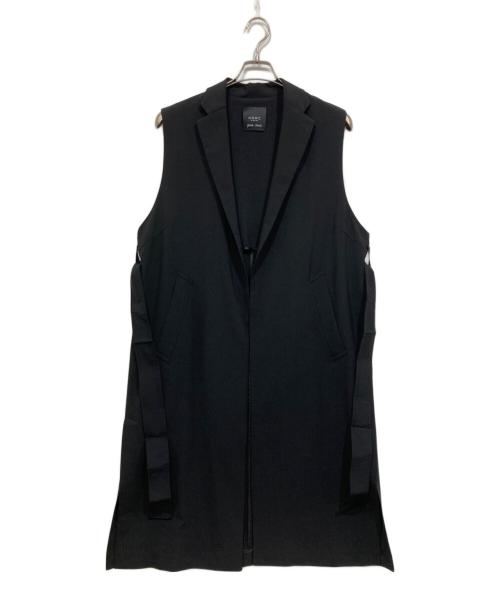 N.O.R.C（ノーク）N.O.R.C (ノーク) ロングジレ ブラック サイズ:2の古着・服飾アイテム