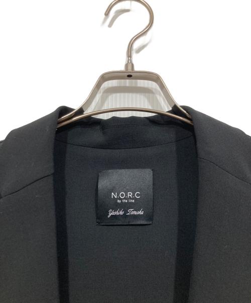 N.O.R.C（ノーク）N.O.R.C (ノーク) ロングジレ ブラック サイズ:2の古着・服飾アイテム