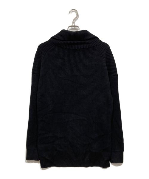 SLOANE（スローン）SLOANE (スローン) ハーフZIPリブニット ブラック サイズ:Mの古着・服飾アイテム