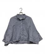 GALLEGO DESPORTESギャレゴデスポート）の古着「ストライプシャツ」｜ブルー×グリーン