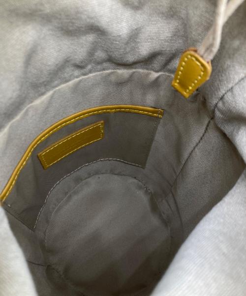 MARCO BIANCHINI（マルコビアンキーニ）MARCO BIANCHINI (マルコビアンキーニ) バケツショルダーバッグ イエローの古着・服飾アイテム