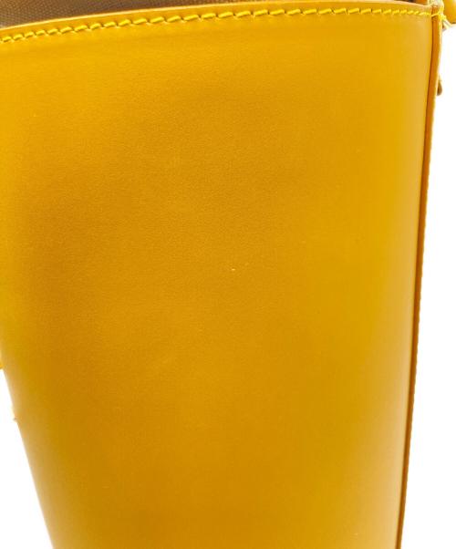 MARCO BIANCHINI（マルコビアンキーニ）MARCO BIANCHINI (マルコビアンキーニ) バケツショルダーバッグ イエローの古着・服飾アイテム