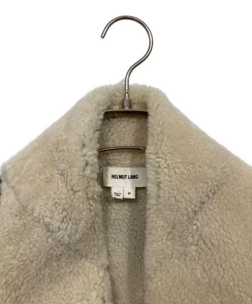 HELMUT LANG（ヘルムートラング）HELMUT LANG (ヘルムートラング) 裏ボアラムレザーベスト ブラック サイズ:Pの古着・服飾アイテム