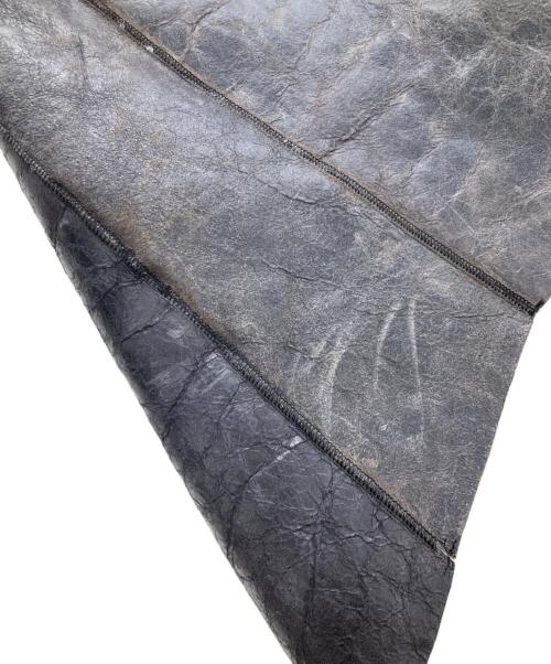 HELMUT LANG（ヘルムートラング）HELMUT LANG (ヘルムートラング) 裏ボアラムレザーベスト ブラック サイズ:Pの古着・服飾アイテム