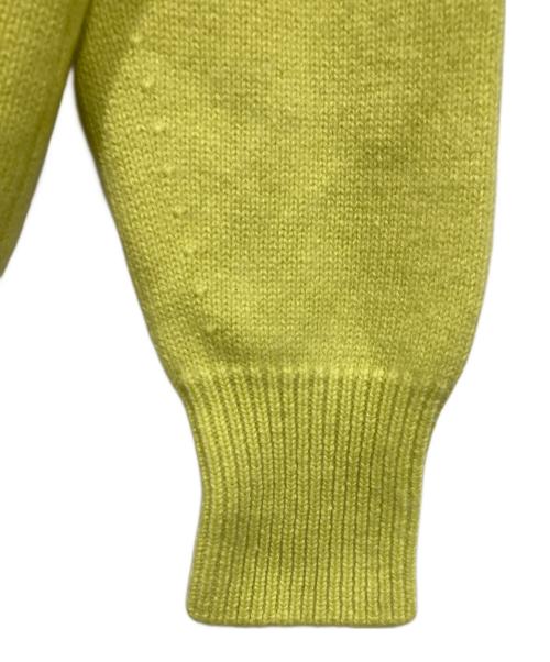 DRAWER（ドゥロワー）DRAWER (ドゥロワー) 7Gカシミヤクルーネックニット イエロー サイズ:1の古着・服飾アイテム