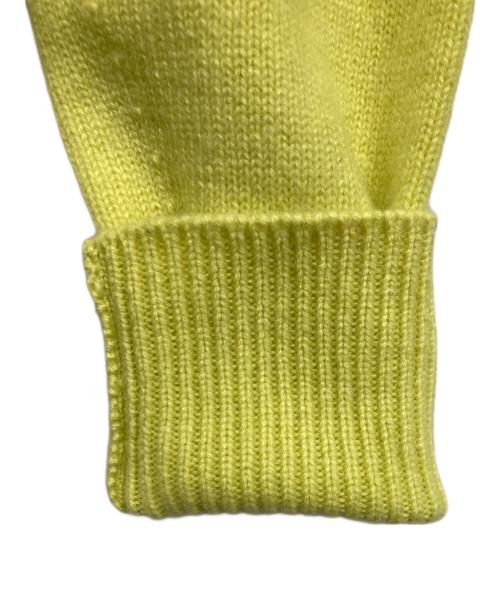 DRAWER（ドゥロワー）DRAWER (ドゥロワー) 7Gカシミヤクルーネックニット イエロー サイズ:1の古着・服飾アイテム