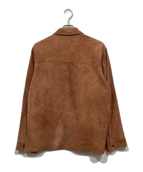 JOHNBULL（ジョンブル）Johnbull (ジョンブル) LEATHER COACH JACKET / レザーコーチジャケット　24ＡＷ ブラウン サイズ:Ｌの古着・服飾アイテム