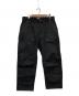 HOUSTON（ヒューストン）の古着「ダックダブルニーペインターパンツ / DUCK DOUBLE KNEE PAINTER PANTS」｜ブラック