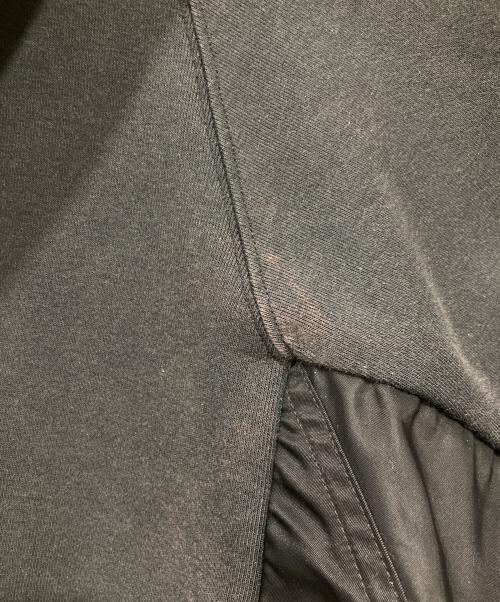 NIKE（ナイキ）NIKE (ナイキ) sacai (サカイ) NRG HOODY / 異素材ドッキングフーディ ブラック サイズ:Lの古着・服飾アイテム