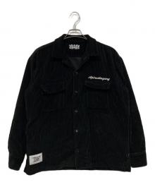 APHRODITE GANG（アフロディーテギャング）の古着「コーデュロイジャケット　シャツ」｜ブラック