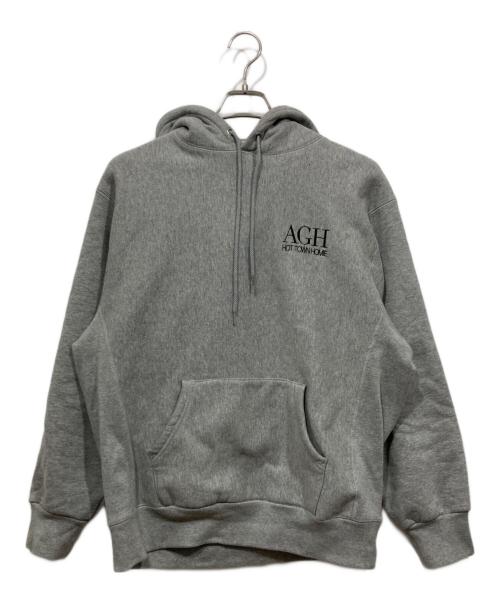 APHRODITE GANG（アフロディーテギャング）APHRODITE GANG (アフロディーテギャング) 刺繍ロゴプルオーバーパーカー グレー サイズ:Mの古着・服飾アイテム