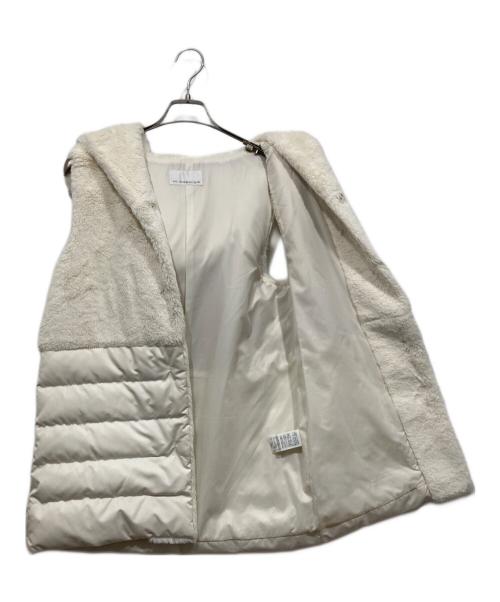 M-PREMIER（エムプルミエ）M-premier (エムプルミエ) フェイクファーロングベスト ホワイト サイズ:34の古着・服飾アイテム