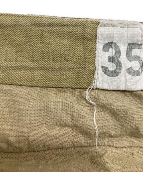 French Army（フランス軍）French Army (フレンチアーミー) M-52ミリタリーチノ ベージュ サイズ:35の古着・服飾アイテム