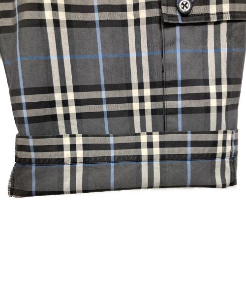 BURBERRY BLACK LABEL（バーバリーブラックレーベル）BURBERRY BLACK LABEL (バーバリーブラックレーベル) ノバチェック柄ショートパンツ グレー サイズ:W31の古着・服飾アイテム