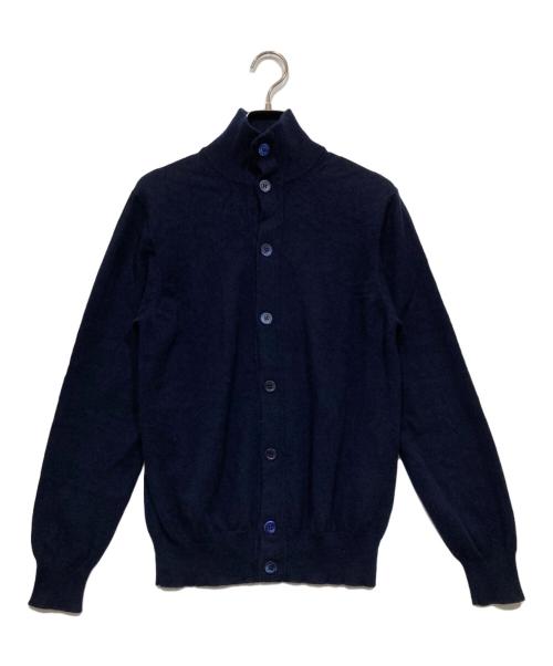 Cruciani（クルチアーニ）CRUCIANI (クルチアーニ) カシミアハイネックニットカーディガン ネイビー サイズ:44の古着・服飾アイテム
