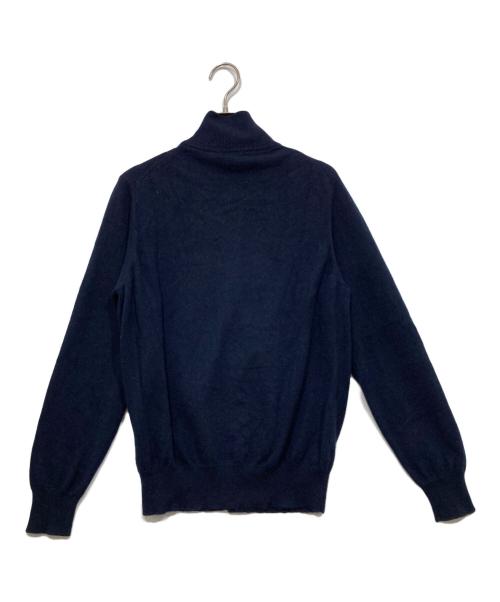 Cruciani（クルチアーニ）CRUCIANI (クルチアーニ) カシミアハイネックニットカーディガン ネイビー サイズ:44の古着・服飾アイテム