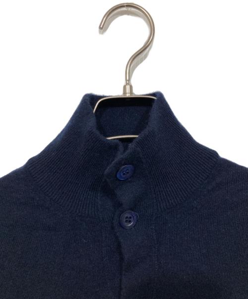 Cruciani（クルチアーニ）CRUCIANI (クルチアーニ) カシミアハイネックニットカーディガン ネイビー サイズ:44の古着・服飾アイテム