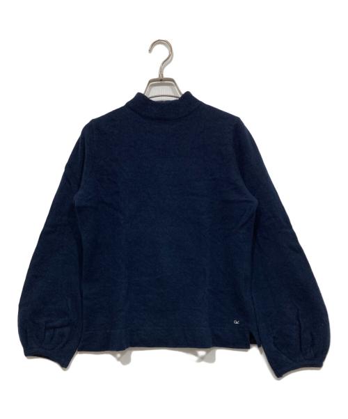 45R（フォーティファイブ・アール）45R (フォーティファイブ・アール) ハイネックウールニット ネイビー サイズ:3の古着・服飾アイテム
