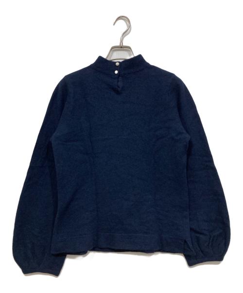 45R（フォーティファイブ・アール）45R (フォーティファイブ・アール) ハイネックウールニット ネイビー サイズ:3の古着・服飾アイテム