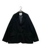 EVISTUBエヴィスタブ）の古着「オーバーテーラードジャケット」｜ブラック