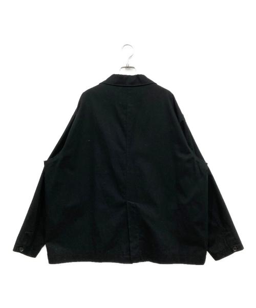 EVISTUB（エヴィスタブ）EVISTUB (エヴィスタブ) オーバーテーラードジャケット ブラック サイズ:Lの古着・服飾アイテム