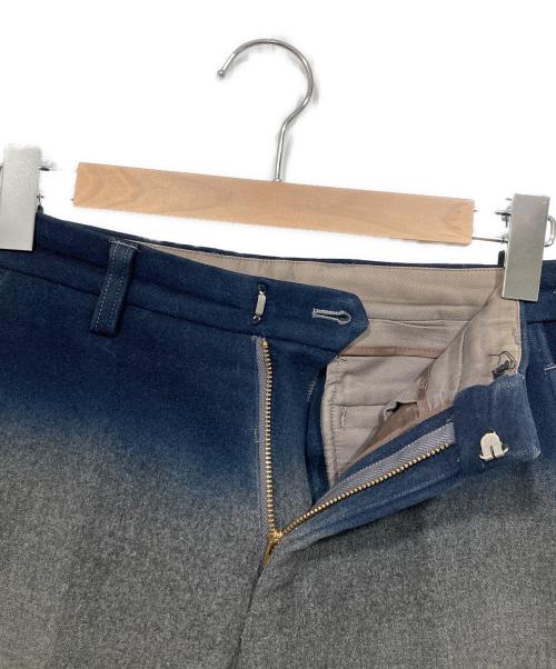 kolor/BEACON（カラービーコン）kolor/BEACON (カラービーコン) グラデーションスラックス ネイビー×グレー サイズ:2の古着・服飾アイテム