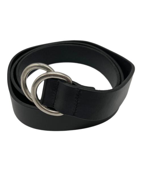 yokosakamoto（ヨウコサカモト）YOKOSAKAMOTO (ヨウコサカモト) カウレザーリングベルト ブラックの古着・服飾アイテム