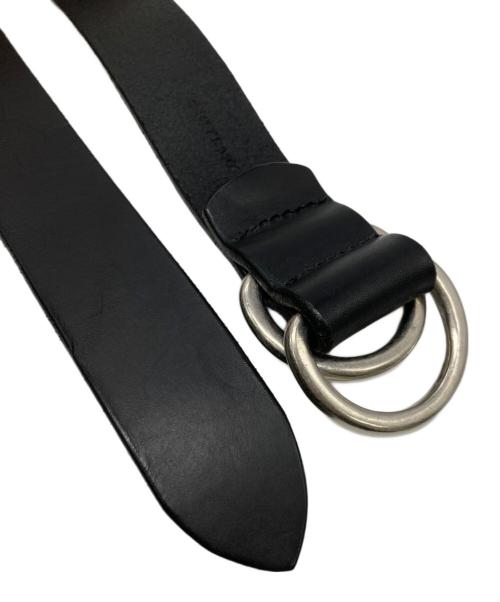 yokosakamoto（ヨウコサカモト）YOKOSAKAMOTO (ヨウコサカモト) カウレザーリングベルト ブラックの古着・服飾アイテム