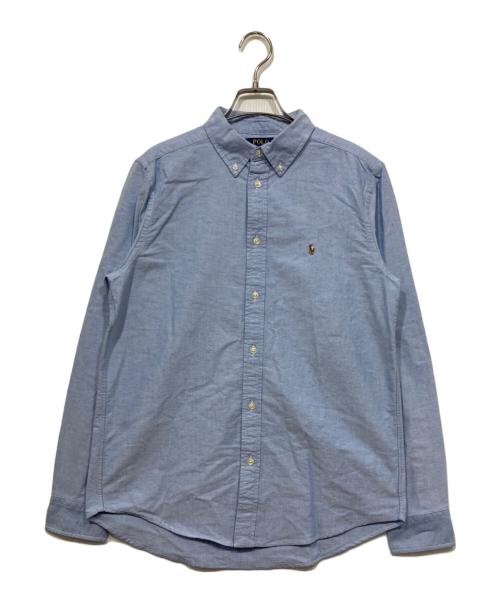 POLO RALPH LAUREN（ポロ・ラルフローレン）POLO RALPH LAUREN (ポロ・ラルフローレン) ボタンダウンシャツ ブルー サイズ:XLの古着・服飾アイテム