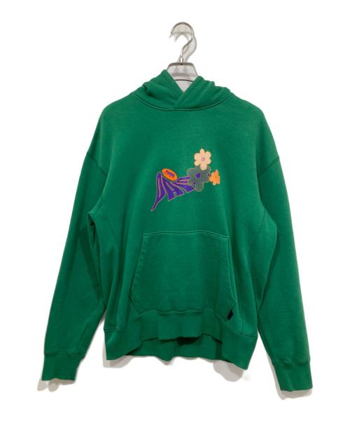 PUMA（プーマ）PUMA (プーマ) プルオーバーパーカー グリーン サイズ:Sの古着・服飾アイテム