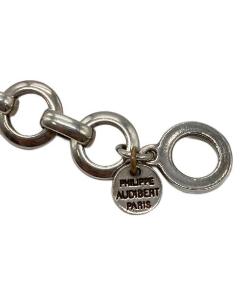 philippe audibert（フィリップオーディベール）PHILIPPE AUDIBERT (フィリップオーディベール) チェーンブレスレットの古着・服飾アイテム