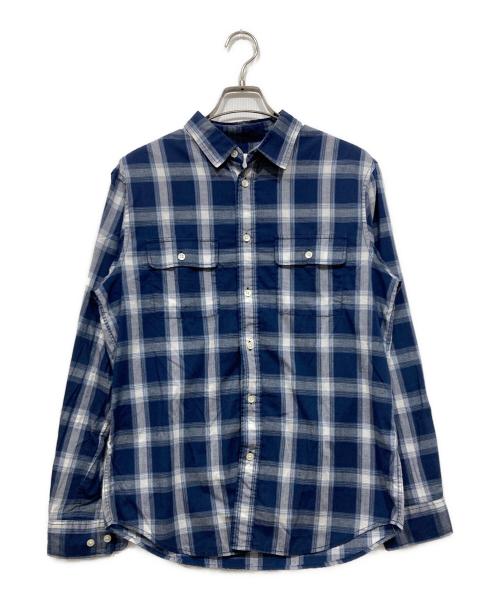 THE NORTH FACE（ザ ノース フェイス）THE NORTH FACE (ザ ノース フェイス) チェックシャツ ネイビー サイズ:Mの古着・服飾アイテム