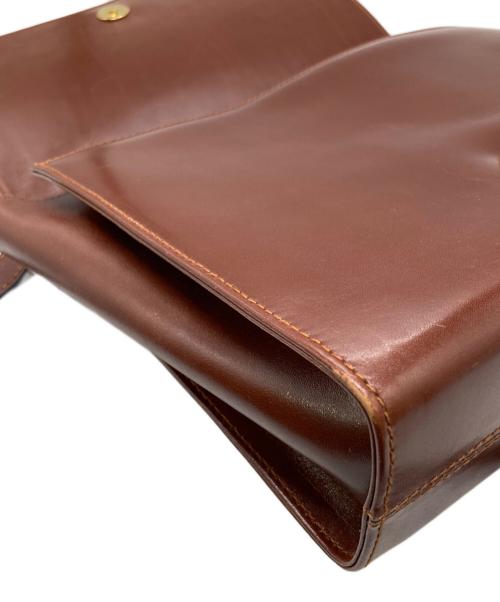 Salvatore Ferragamo（サルヴァトーレ フェラガモ）Salvatore Ferragamo (サルヴァトーレ フェラガモ) ヴァラリボン ショルダーバッグ ブラウンの古着・服飾アイテム