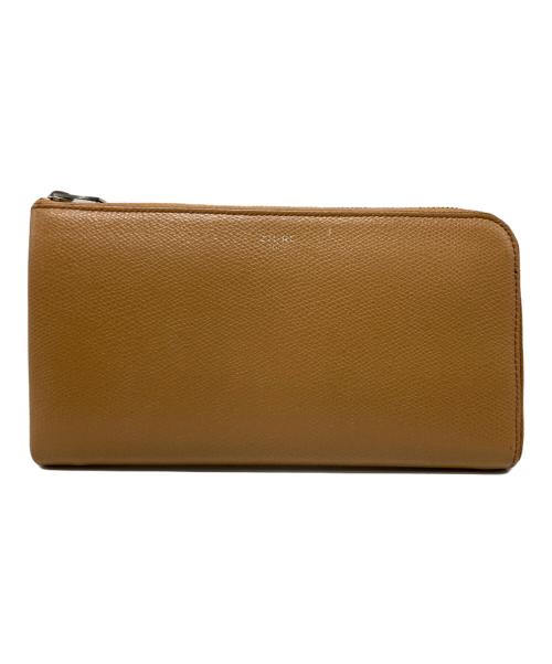 CELINE（セリーヌ）CELINE (セリーヌ) L字ラウンドジップ長財布 ベージュの古着・服飾アイテム