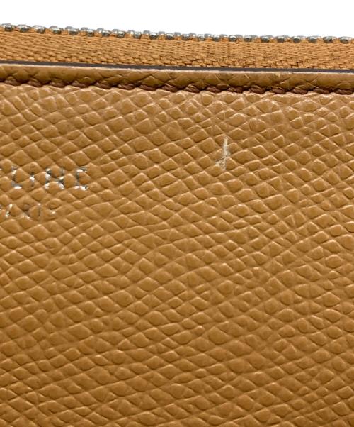 CELINE（セリーヌ）CELINE (セリーヌ) L字ラウンドジップ長財布 ベージュの古着・服飾アイテム