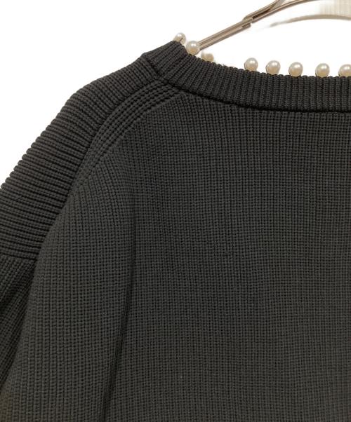 Adam et Rope（アダム エ ロペ）Adam et Rope (アダム エ ロペ) パール付きカーディガン ブラック サイズ:Fの古着・服飾アイテム