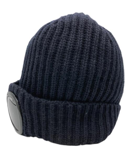 C.P COMPANY（シーピーカンパニー）C.P COMPANY (シーピーカンパニー) ゴーグルニットキャップ/Extra Fine Merino Wool Goggle Beanie ネイビーの古着・服飾アイテム