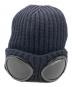 C.P COMPANY（シーピーカンパニー）の古着「ゴーグルニットキャップ/Extra Fine Merino Wool Goggle Beanie」｜ネイビー
