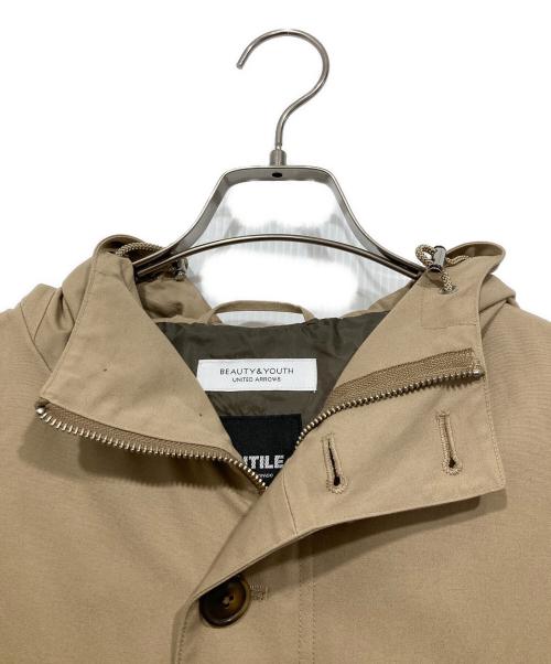 BEAUTY&YOUTH（ビューティーアンドユース）BEAUTY&YOUTH (ビューティーアンドユース) フーディーブルゾン ベージュ サイズ:Mの古着・服飾アイテム