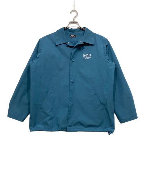 A.P.C.（アーペーセー）A.P.C. (アーペーセー) コーチジャケット ブルー サイズ:Sの古着・服飾アイテム