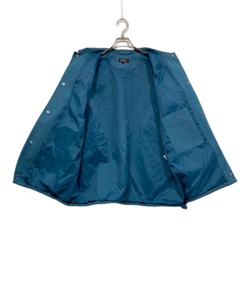 A.P.C.（アーペーセー）A.P.C. (アーペーセー) コーチジャケット ブルー サイズ:Sの古着・服飾アイテム